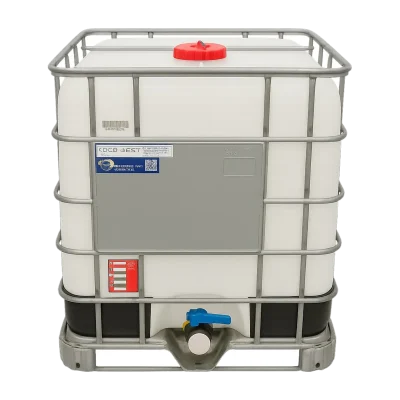 Contenedor IBC de 1,000 litros de agua Ecopura